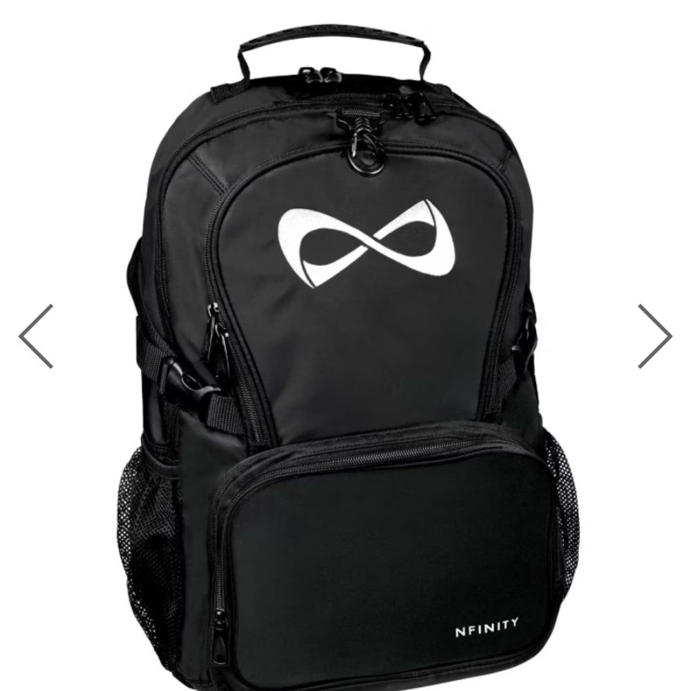 NFINITY Black Backpack with white Logo - Picture 4 of 13